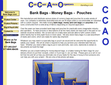 Tablet Screenshot of bankbags.com